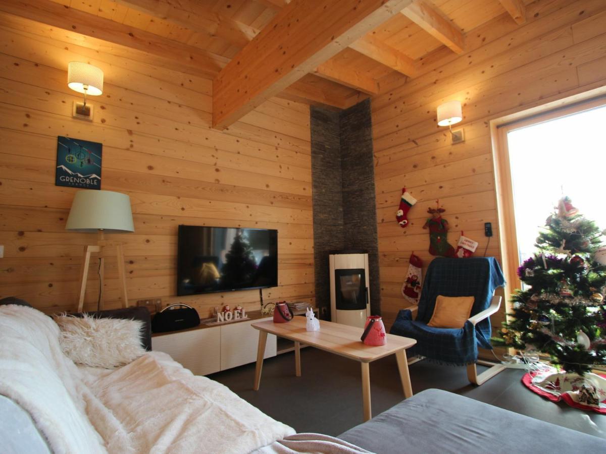 Grand Chalet Moderne Pour 12 Personnes Avec Wifi A Chamrousse - Fr-1-340-211 Villa Exterior photo